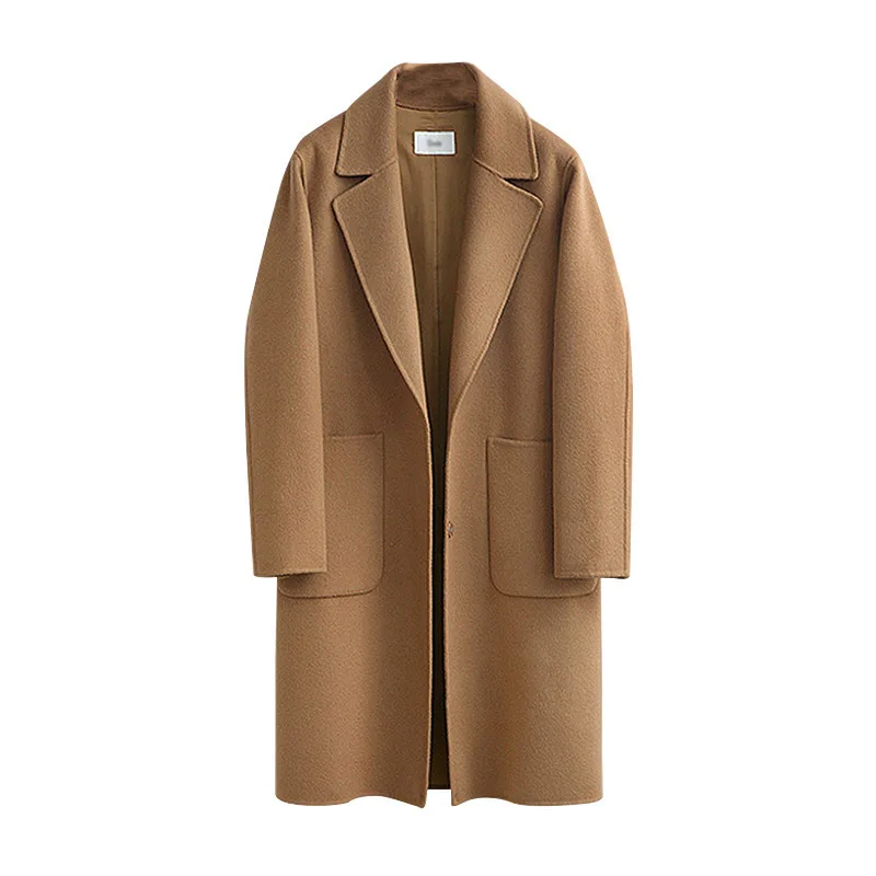 Custom Ladies Stylish Japan Style Coat Long Faux Fur Trench Coat Jackets Outwear Winter Autumn Modest Womens Coats