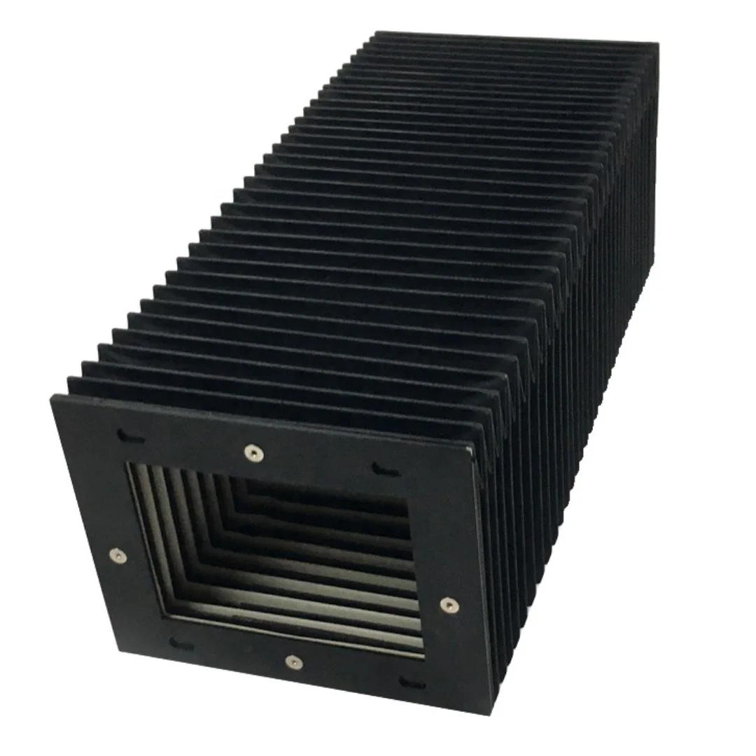 Round screw bellows cover Multi shape protection shield oil resisting pull back protection shield