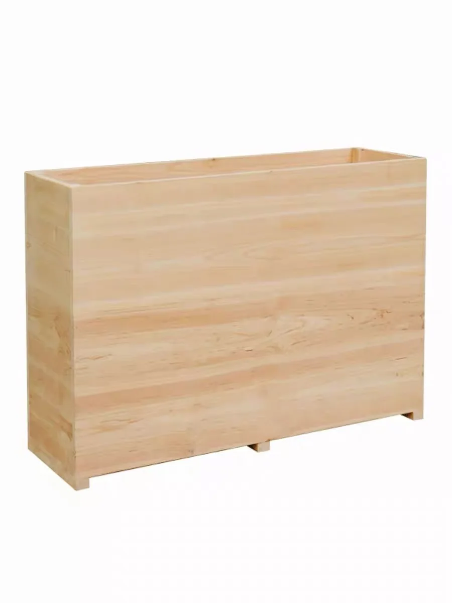 Garden Supplies Wood Planter Box for Vegetables  Flowers Elevated Wood Raised  planter boxes for  Environmental Protection LED