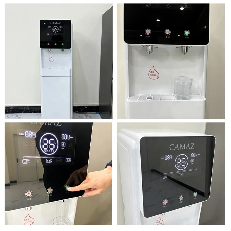 CAMAZ 3000ppb hydrogen rich water dispenser hot cold water RO reverse osmosis freestanding water dispensers