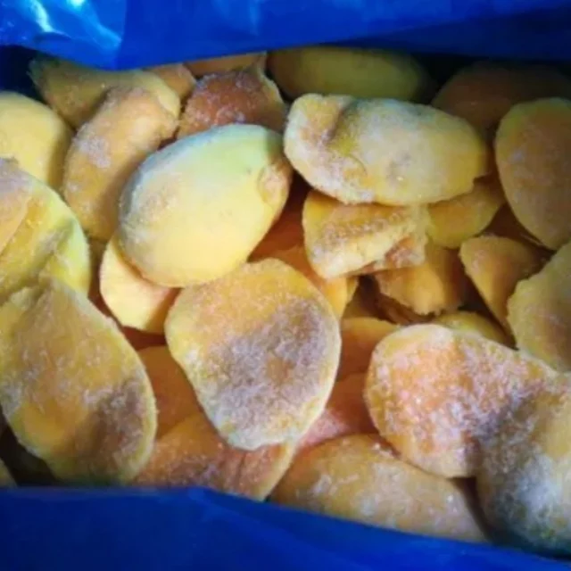 Wholesale IQF Frozen Mnago Slice Frozen Fruit Freeze Mango Halves IQF Frozen Mango 1/2 Cut