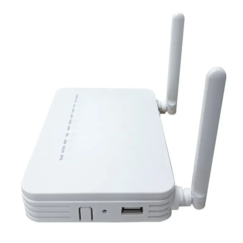 High quality HG8545M5 GPON EPON ONU ONT with 1GE+3FE+1USB+2TEL+2.4G Wi-Fi Single Band POE FTTH Modem