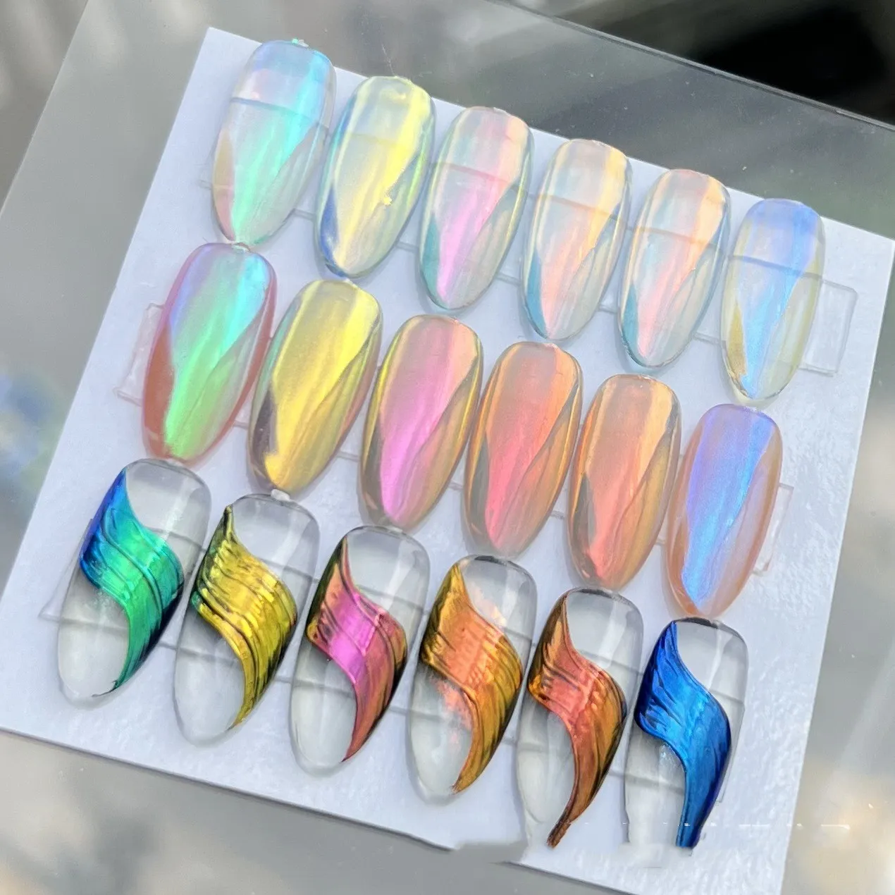 Silver UV Gel Polish Chrome Pigment Manicure Metallic Mirror Powder for DIY Decoration Nail Glitter Effect Rubbing Dust