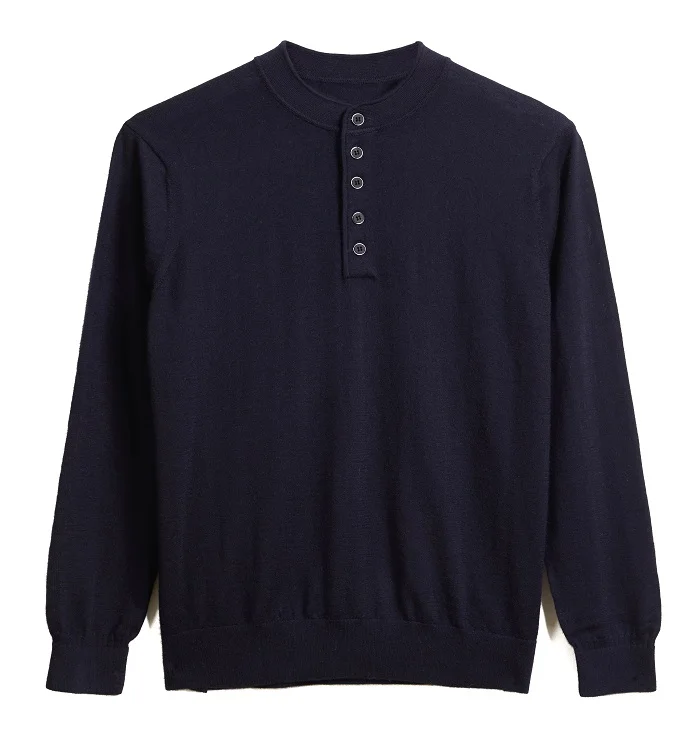 Outdoor Cashmere Round Neck Sweater For  Men