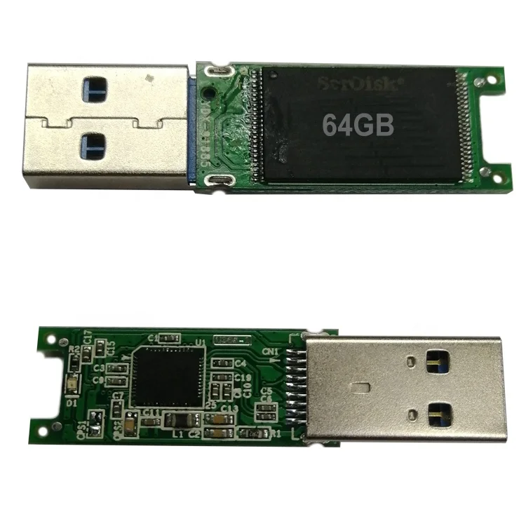 SMI+SDK COB 64GB PCBA Flash Drive USB Memory Sticks Semi Finished Disk