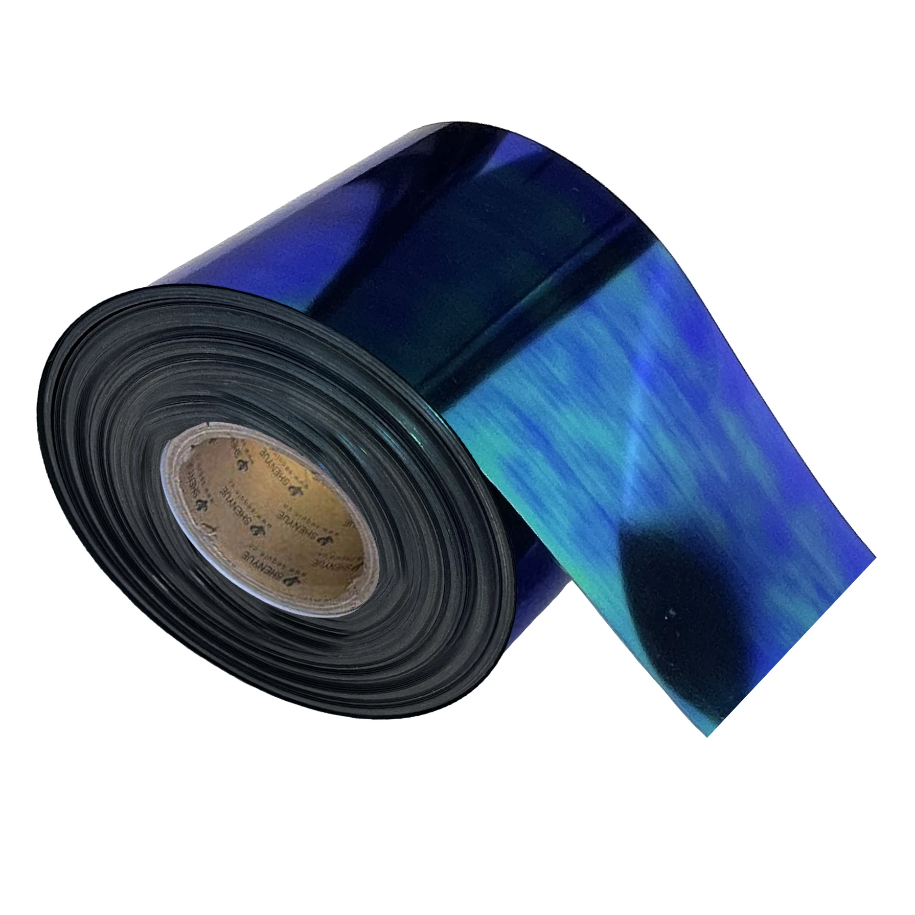 Wholesale GRS blue ink Film Natural PET Sequin Film for beauty Packing and Decoration