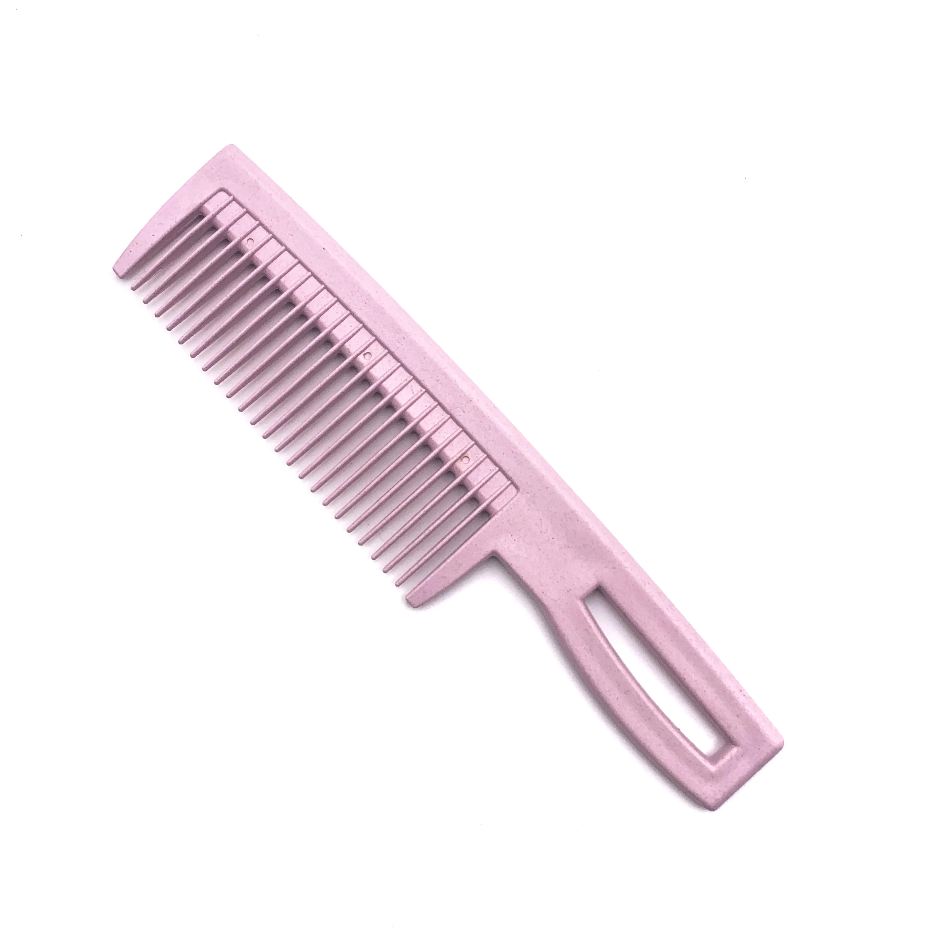 Wholesale Pink Cubic Straightening Comb, Acetic Acid Custom Width Comb
