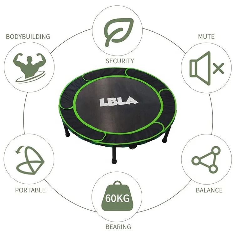 Детский круглый батут с защитой для прыжков в помещении