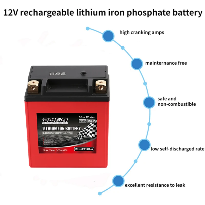 Car Battery 12v 55ah Maintenance Free lfp Car Battery From Manufacturer