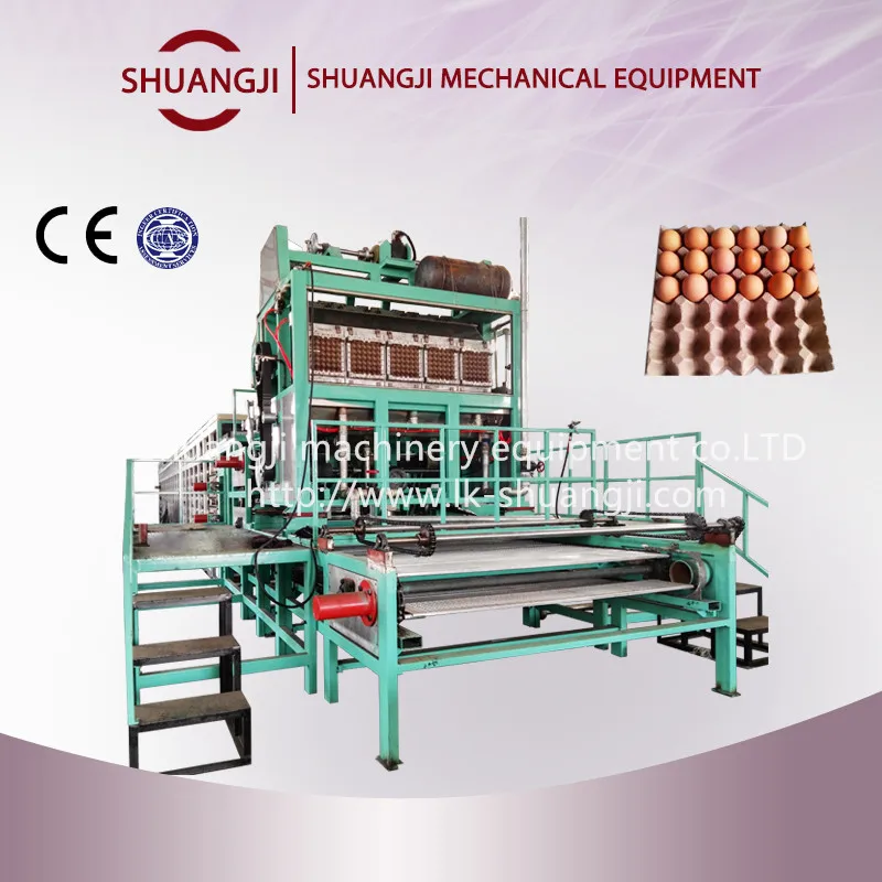 used paper egg tray make machine/egg tray machine production line/egg packing box maker