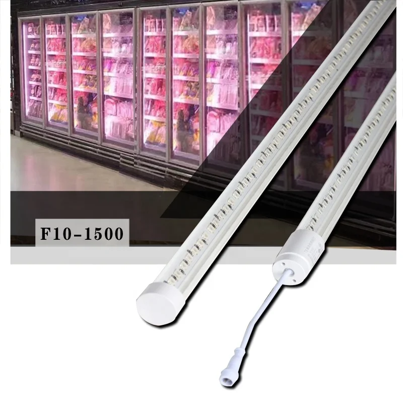 T8 Led Ip66 Waterproof Food Cabinet Pink Color freezer led Tube Light