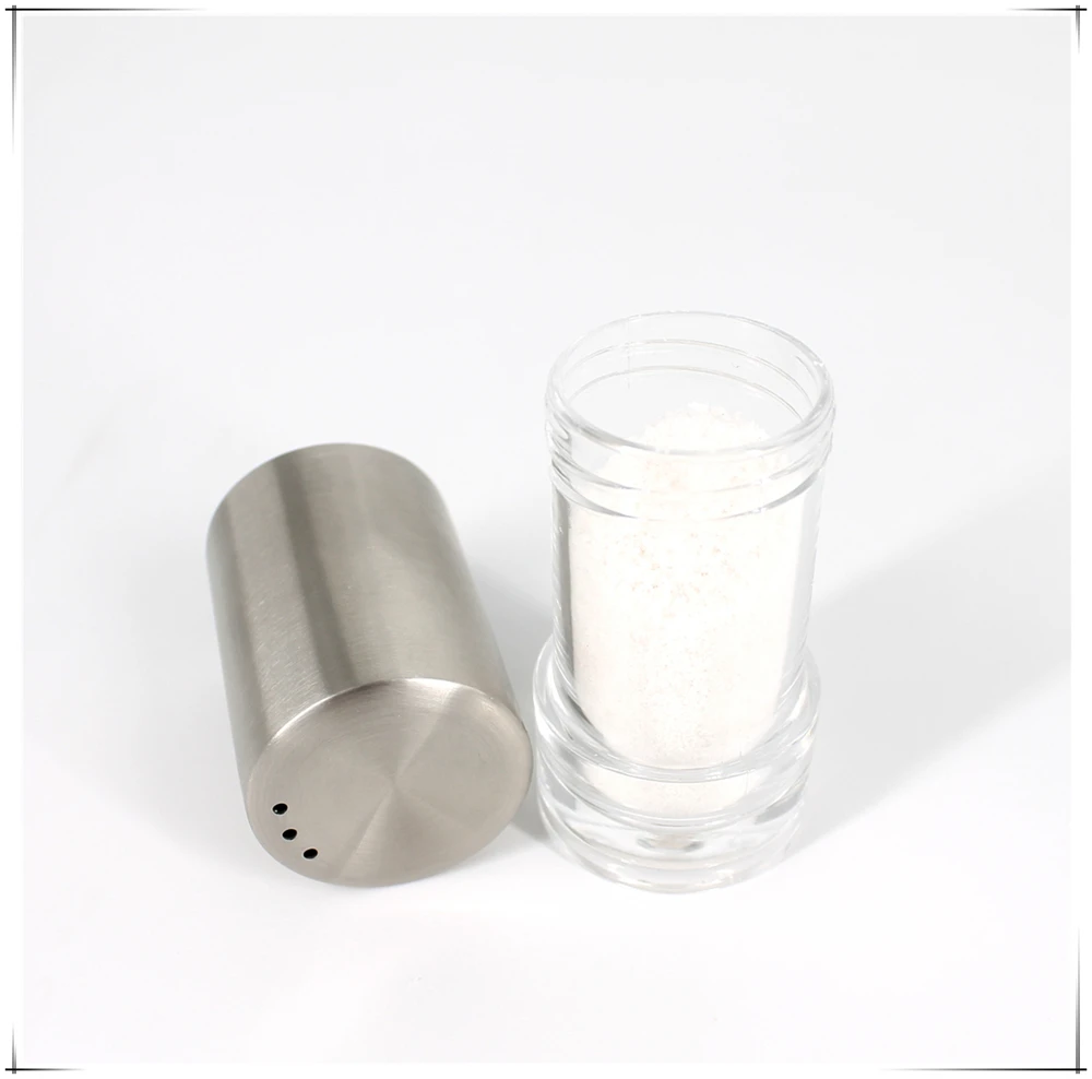 amazon sale salt and pepper shaker with acrylic stand / spices shaker set