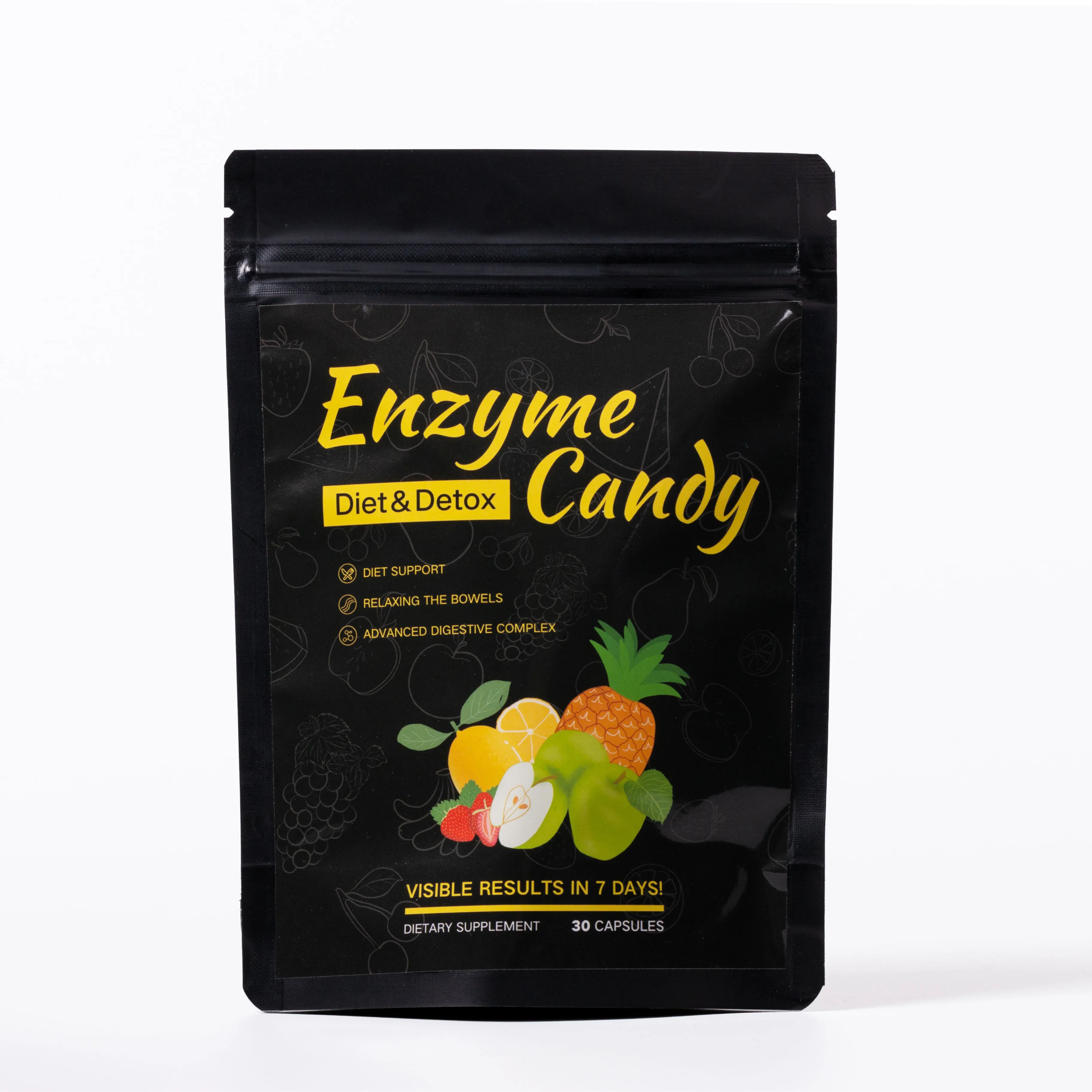 
Milslim High Quality Best Material Slim Enzyme Pills candy for Weight Loss detox supplement 