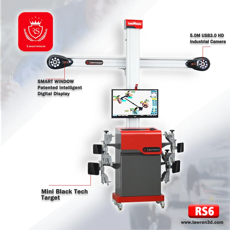 Lawrence RS6 garage equipment 3d software wheel alignment machine
