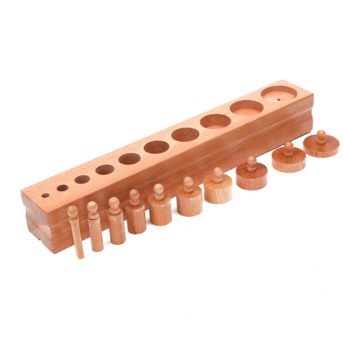 Wooden juguetes Montessori productos educational material learning sensorial item set