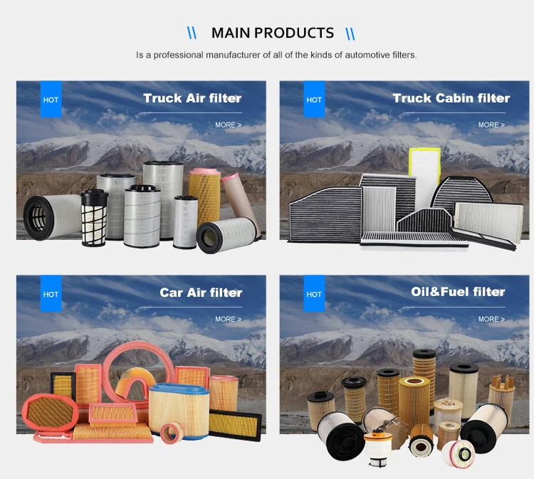 China factory auto parts PP material clean air filter RF4F13Z409A For MAZDA car filter