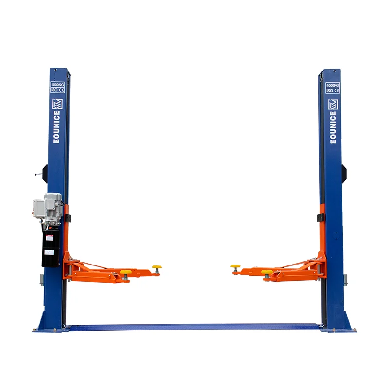 4.2Ton One Side Manual Lock Release Base Plate Cheap 2-Post Car Lift Repair Hoist CE Certified Garage Car Car Care Equipment