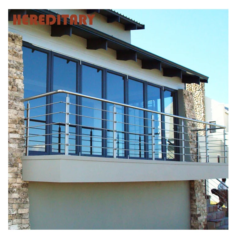 European standard stainless steel tension cable wire rope stair railing styles