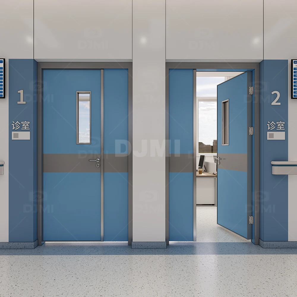 Automatic sliding doors with infrared sensing switches and contactless sensors for hospital airtight automatic door for hospital