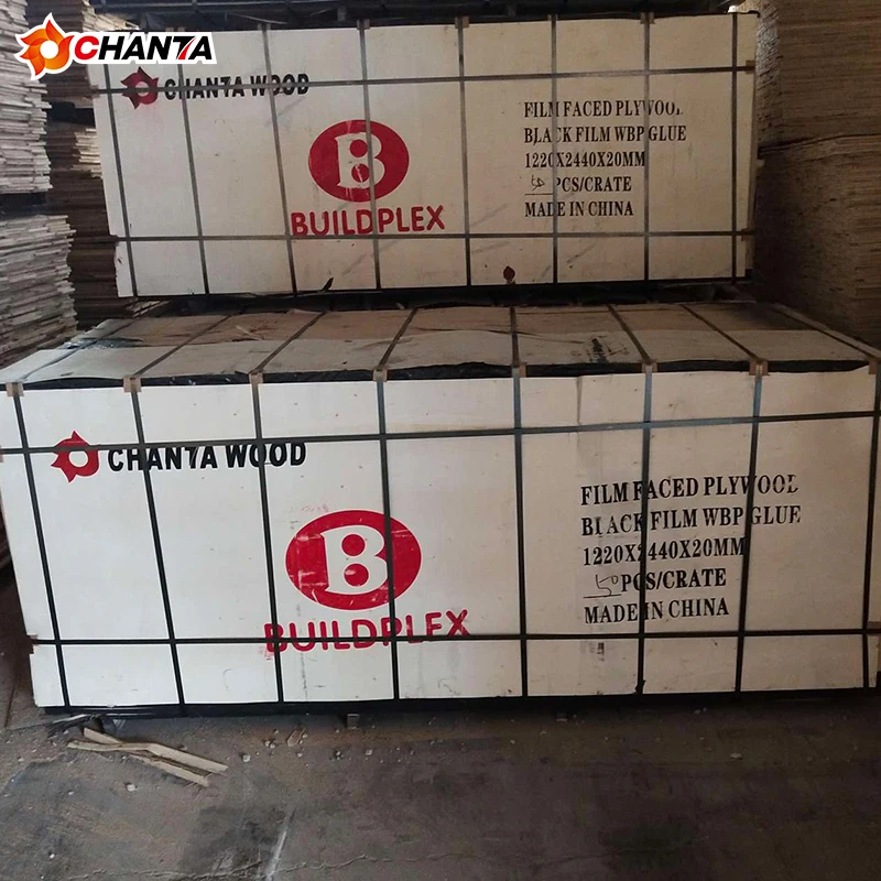 best price 12mm concrete formwork  shuttering film faced plywood for concrete formwork