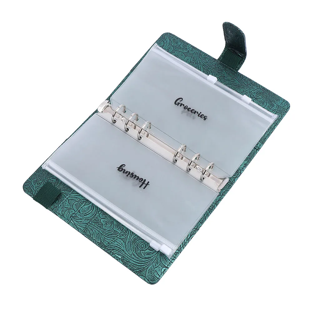 Custom Printing A5 Notebook Budget Binder Notebook Planner Organizer with Personalized Accessories, Envelopes and Wallets