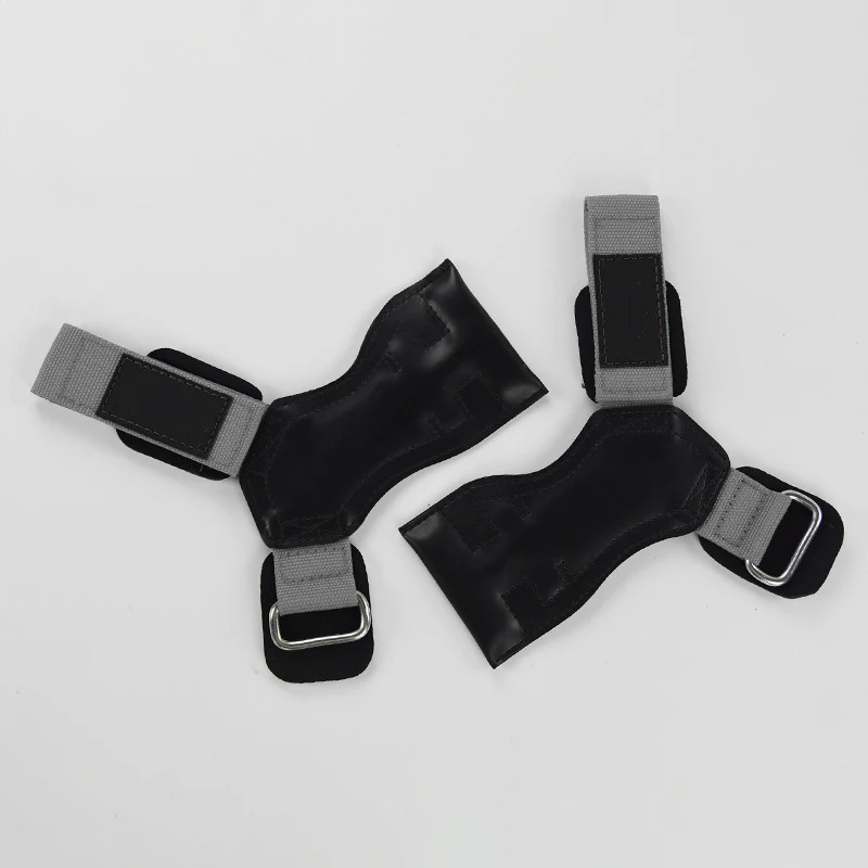 High Quality Weight Lifting Grips with Palm Pads and Wrist Strips for Adults