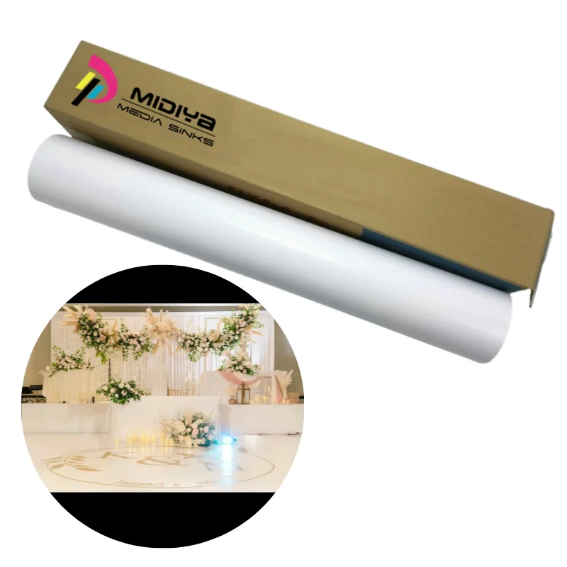 printing wedding decal dance floor sticker design removable adhesive vinyl custom wedding dance floor wrap