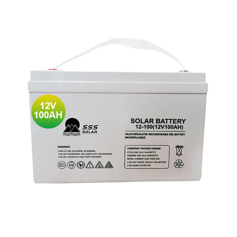 Solar Battery 12v 100ah Gel Battery 12v 100ah Deep Cycle Battery