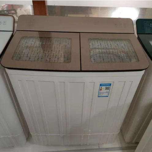 13 kg large capacity steel washing machine, household semi-automatic double drum washing machine,washing and drying machines-HX