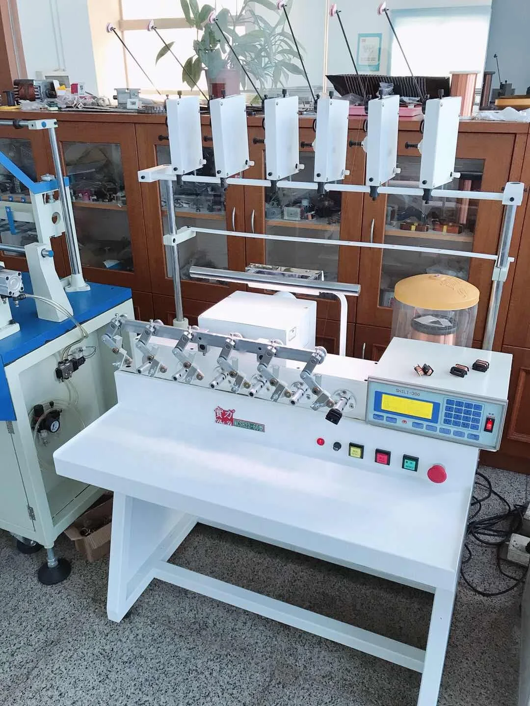 Hot sales six spindle transformer winding machine, ignition coil winding machine