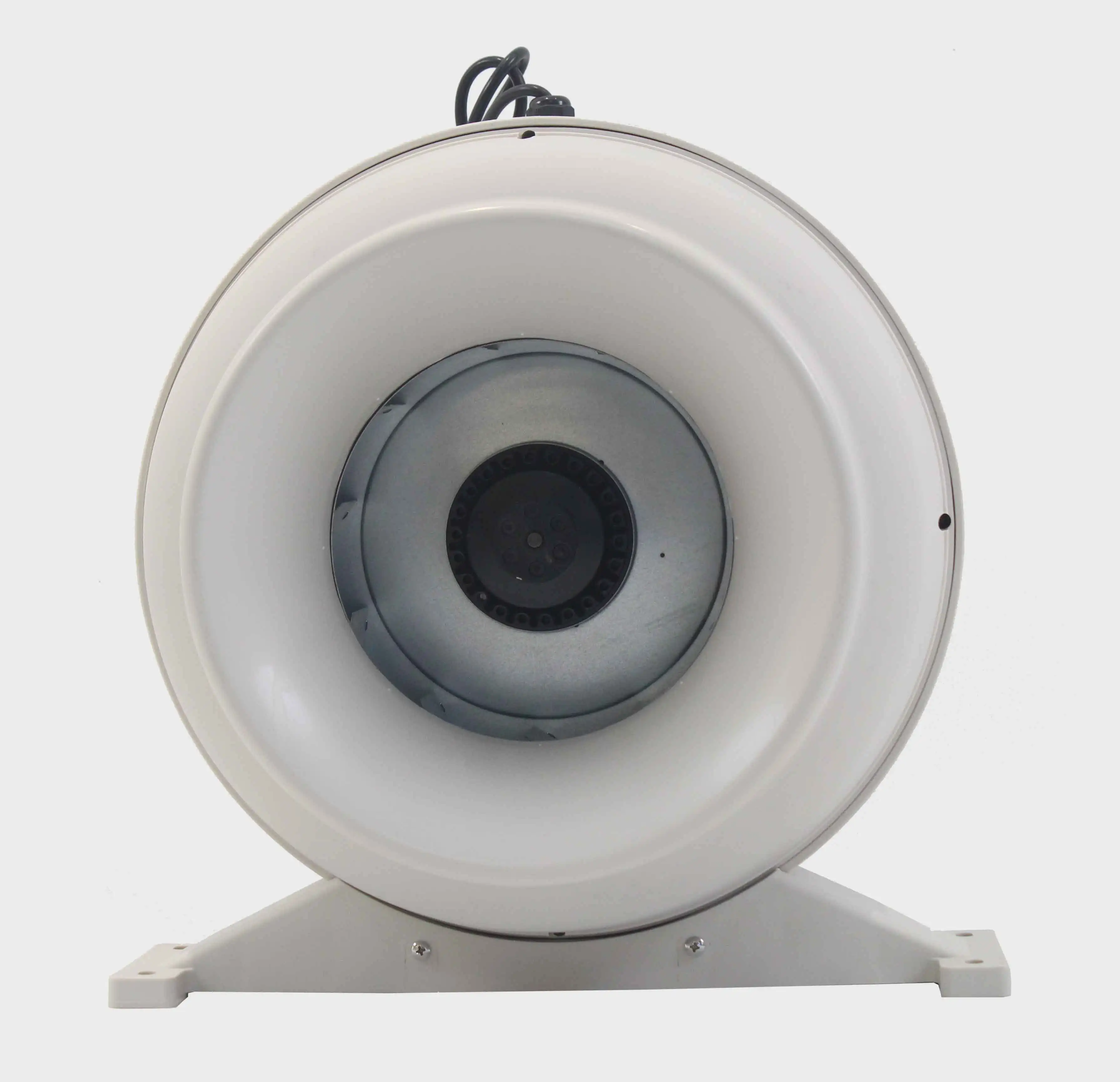 New model 200mm  reversible in line  duct fan with plastic material used in hydroponics