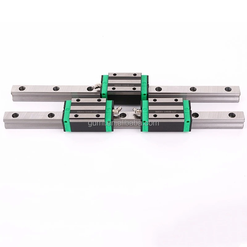 GUMI HG Series HGH HGH25 HGH25CA Square Linear Carriage Runner Block Bearings For CNC Machine 25mm HGR25 Linear Guide Rail