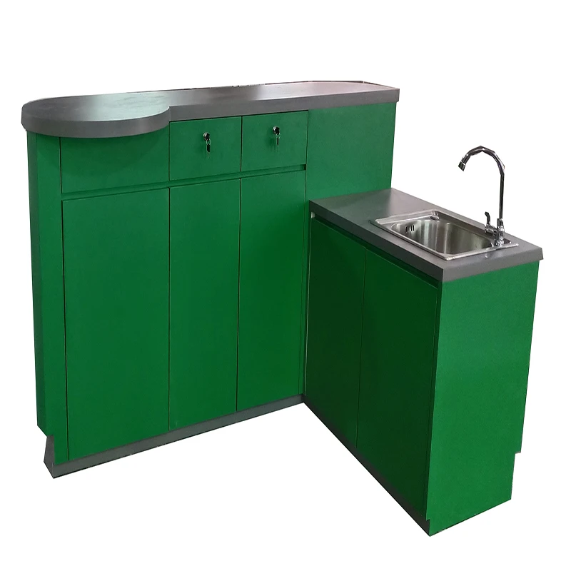 Customized pet store display cabinet, wooden paint free product display rack for the entire store