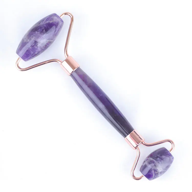 skin rejuvenation natural stone massage royal jade amethyst facial roller