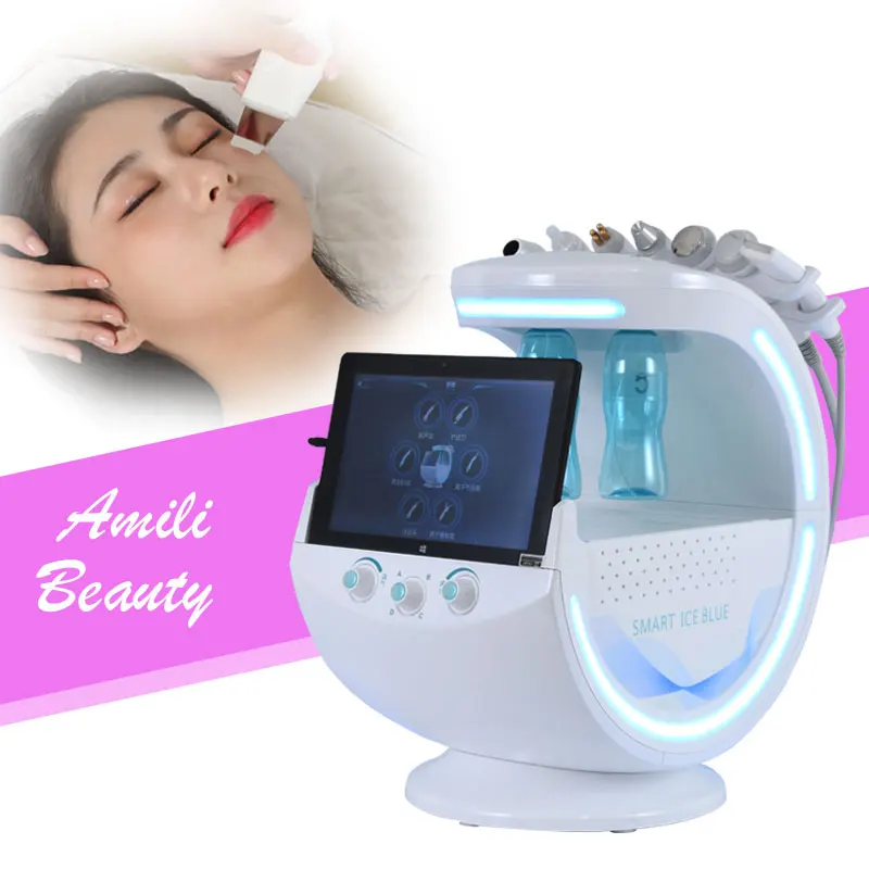 Salon Beauty Equipment Microcurrent Face Lift Skin Analysis System Facial Clean Rf Hydrabeauty Device Microdermabrasion Machine