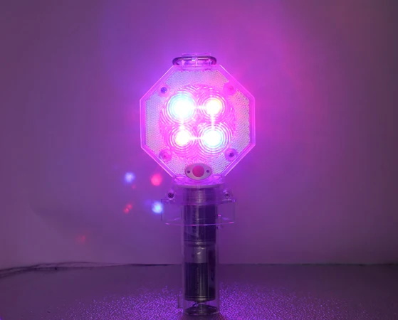 New type led road flares flashing warning light