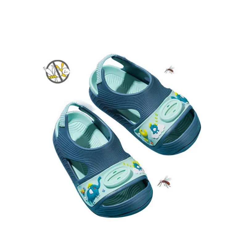 
EVA Slipper Soles Sport Summer Kids Mosquito Repellent Rubber And New Printing Slide EVA Baby Sandals 