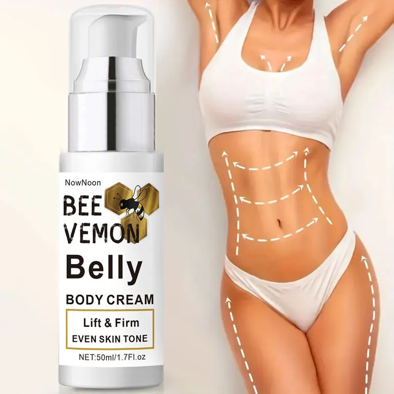 Moisturizing white lift firming skin care smooth lift moisturizing and hydrating bee vemon belly body cream