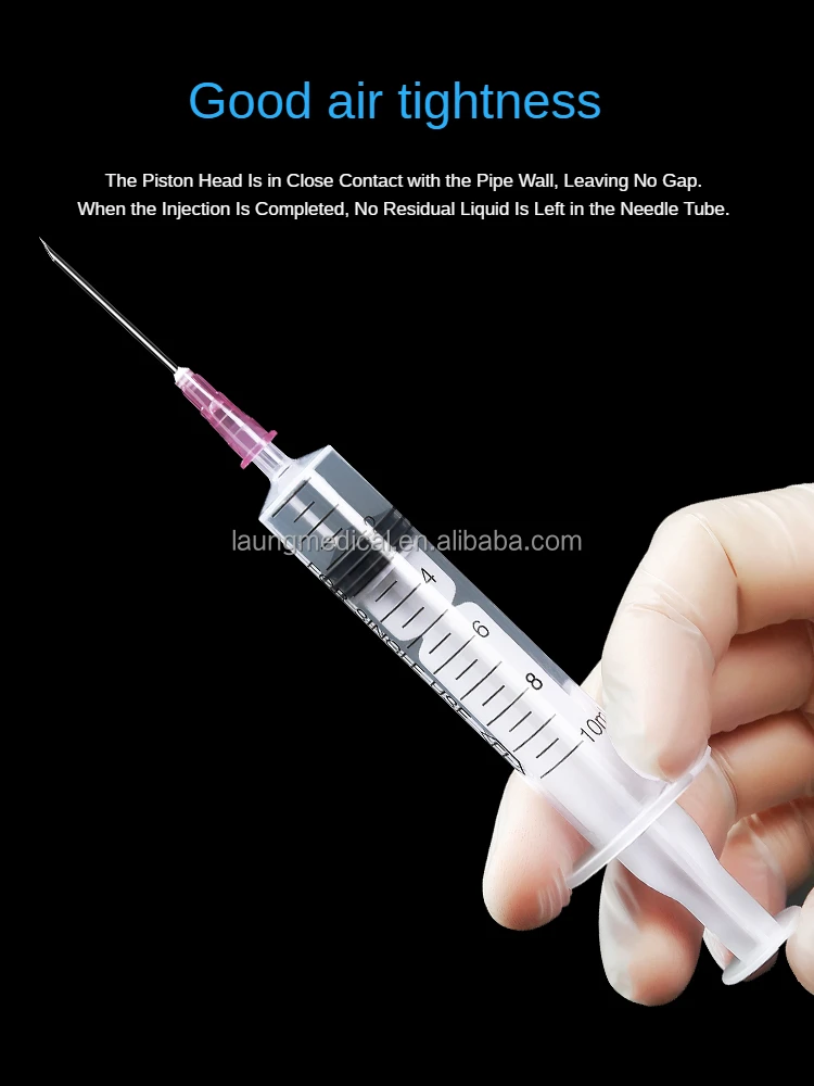 In Stock 1 Ml Hospital Filler Feeding Disposable Needle Injection Syringe