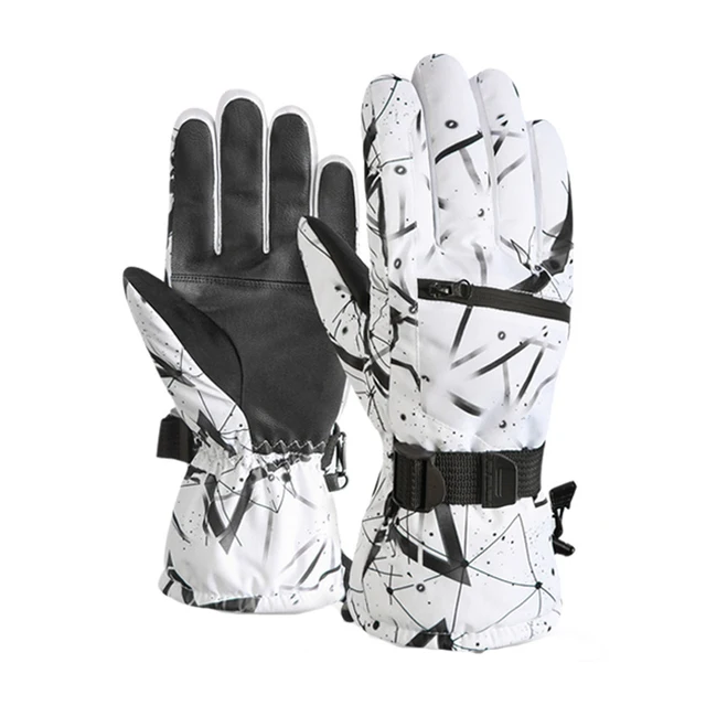 Зимние водонепроницаемые ветрозащитные лыжные перчатки на заказ для езды на мотоцикле и сноуборде