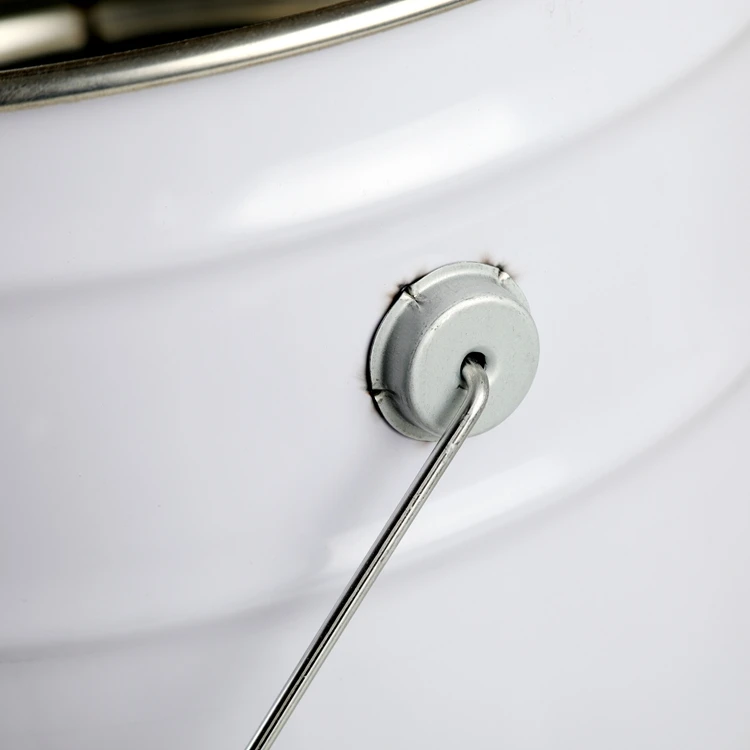 
Drums Empty Tin Container 18L 0.38mm Metal Paint Pail With Lug Lid And Handle For Sale 