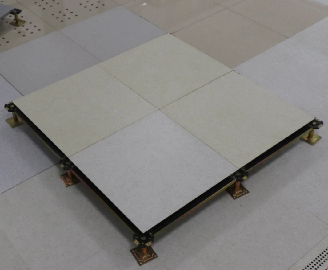 Calcium sulfate anti-static floor Raised Commercial Floor Panel Raised Access Floor for Data Centers Office Buildings