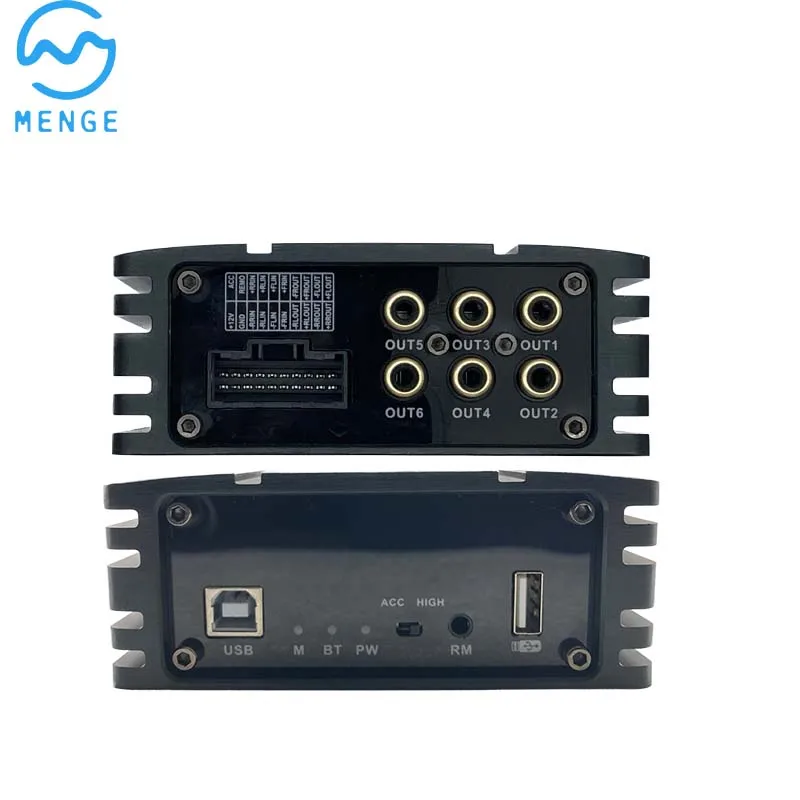 4-Channel Universal China Car Amplifier Aluminum Class D DSP Audio Processor 12V Speaker Factory OEM ODM