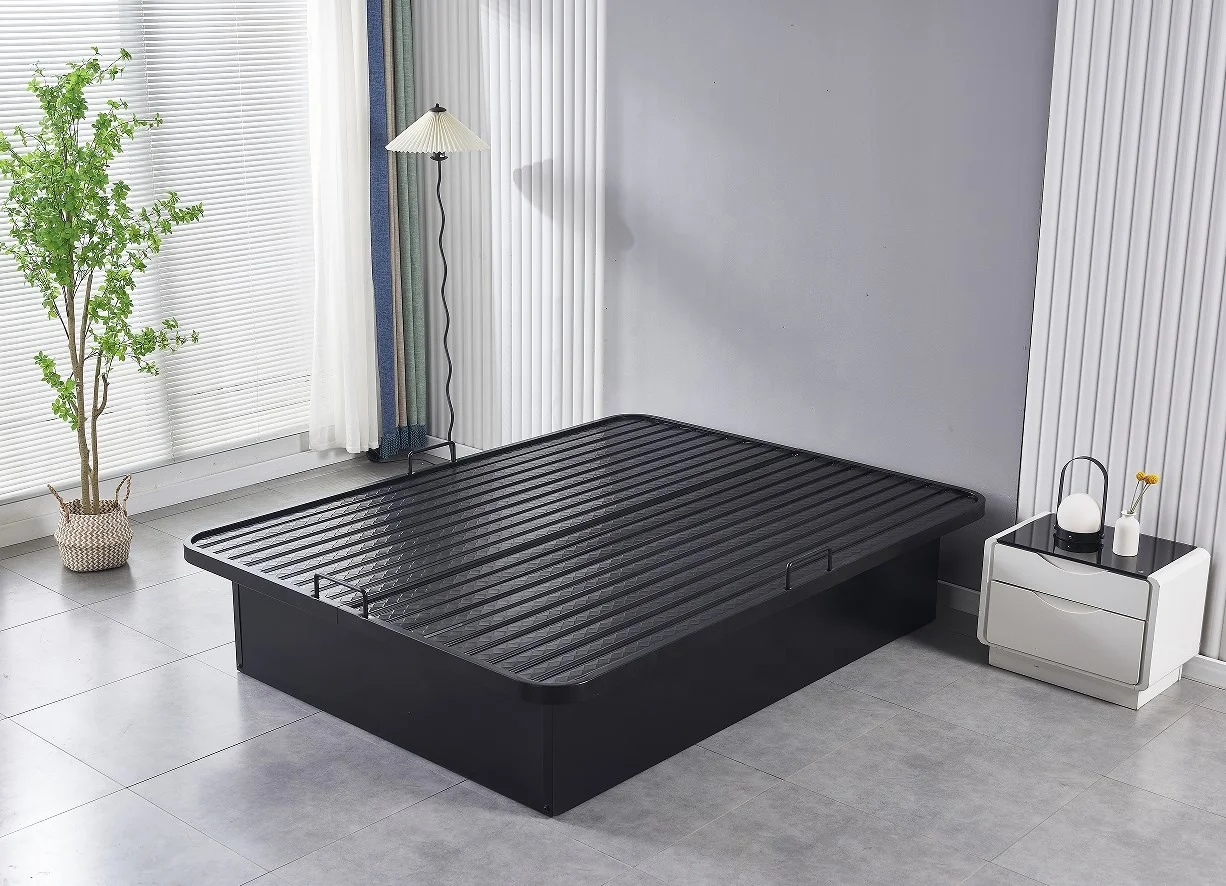 Hotel bed luxury mattress bed 5 star king size queen size hotel metal hotel bed frame