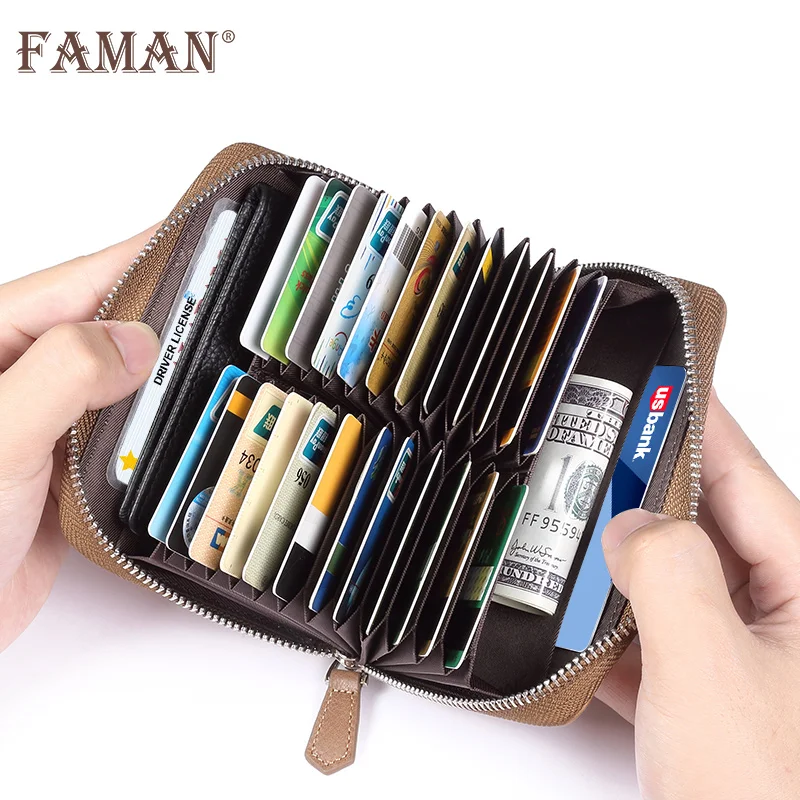 Wristband business card holder multi-card pocket wallet large-capacity card holder