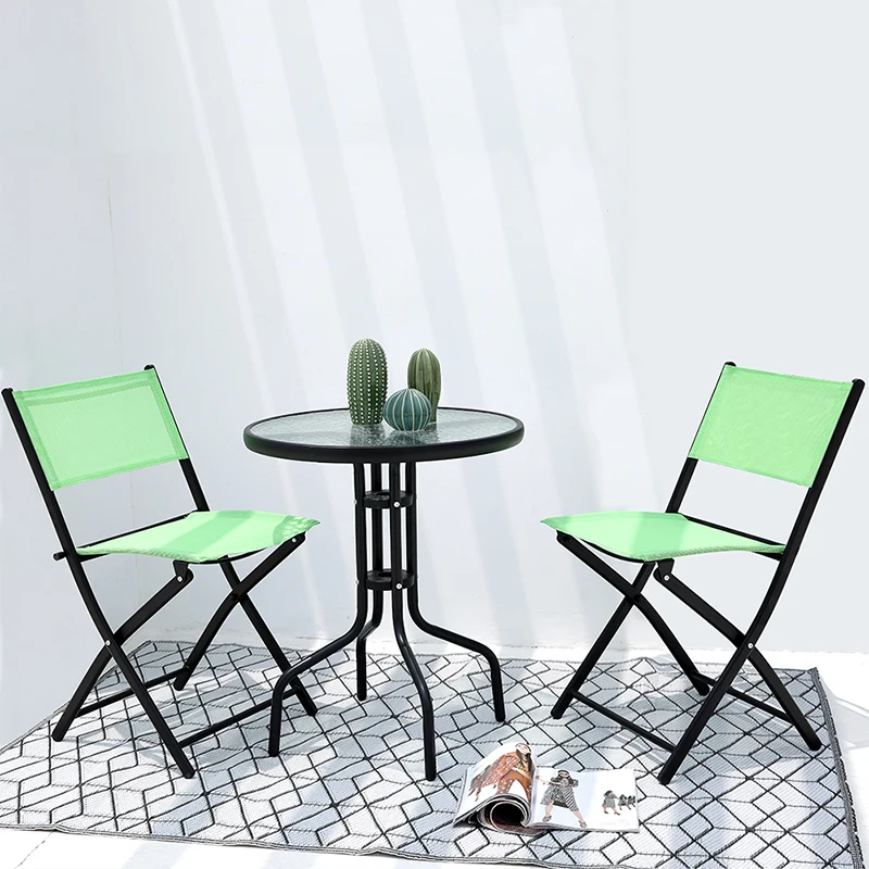 Modern Cast Iron Garden Folding Table And Chairs Set Outdoor Furniture, Garden Furniture Chairs And Table Set