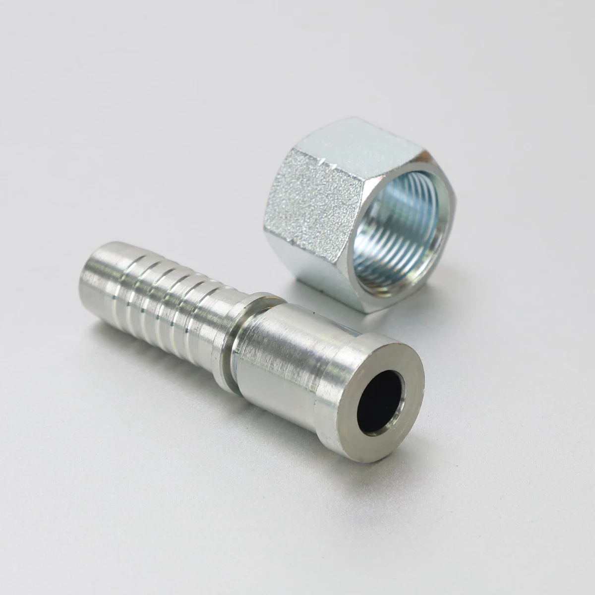 zhuji feike ORFS Female Flat Seat ISO hydraulic hose connector fitting 24211 customized zinc galvanized manufacturer