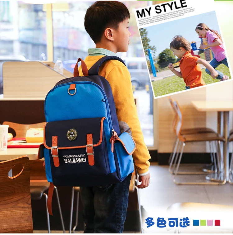 2022 New Nylon  school  Bag Man School  Backpack Kids School Bag For kindergarten Kids