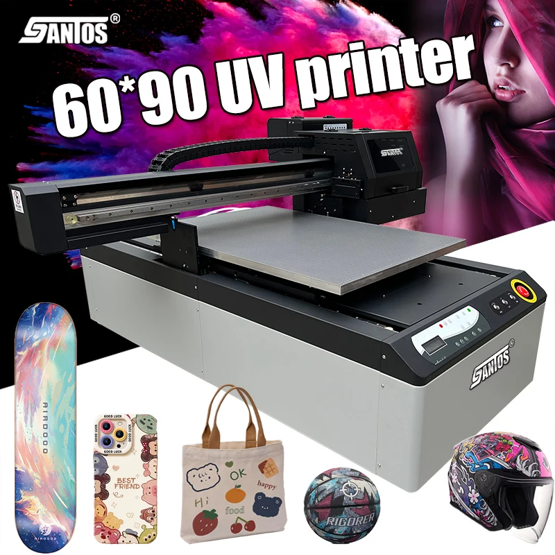 UV Flatbed Printer Leather Case Toy industry 6090 UV Flatbed Printing Machine