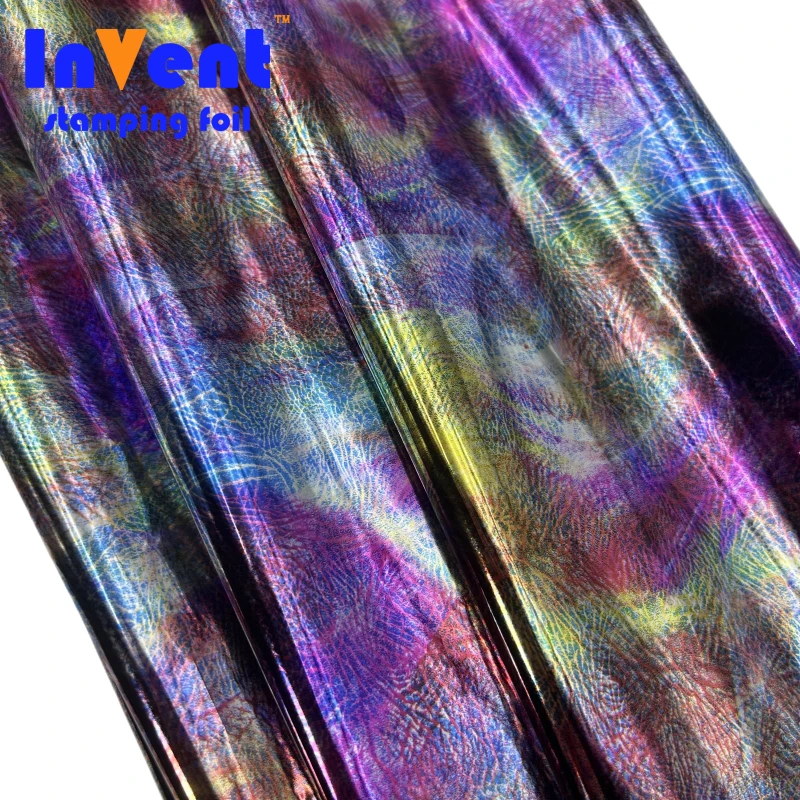 Multi color Bright colour Colourful Toner Reactive Foil Hot stamping foil For Toner Foils  wedding cards Paper